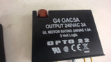 Lot Of 2, Opto 22, G4 0Ac5A, Relay, 240 Vac, 1.5 Amps, 5 Volt Logic