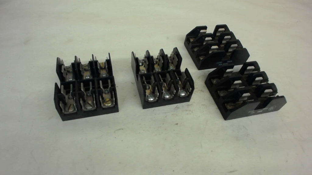 LOT OF 4, BUSS VARIOUS FUSE BLOCKS