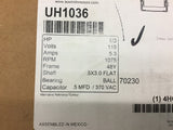 AO Smith UH1036 1/3 HP AC Motor 115 V Single Phase 1075 Rpm 48T Fr