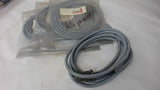 LOT OF 4, 8' 3 WIRE CABLE W/ CROWN CONNECTOR, MS3057-6A 4 PIN FEMALE