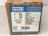 Fasco D126 1/40 HP Blower Motor 1.1 amps 115 volts 1500 Rpm 1 speed