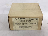 Solid State Motor Speed Control KBWC-210K 10 Amps 240 volts