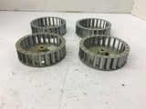 Fasco 1-6113 Galvanized Blower Wheel 1/4" Bore 3 27/32" OD 1" Wide Lot of 4