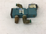 Mac 52A-11-BOA-DM-DDAJ-1KA solenoid Valve w/ DMB-DDAJ-1KA 24 VDC 5.4 W 150 PSI