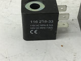 16 218-33 120 Volts 7.9 VA Solenoid Coil