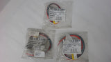 Lot Of 3, Tpc Wire & Cable, 84972, 5 Pin Male Receptacle, Threaded On Both Sides