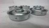 LOT OF 5, MILLER BEARING CO. FLANGED CONVEYOR ROLLER BEARINGS, HEX BORE