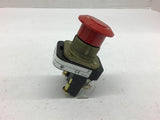 Allen Bradley Pushbutton 800T-GX6D4 Type 4 13 Ser T Red Cap 2 Position