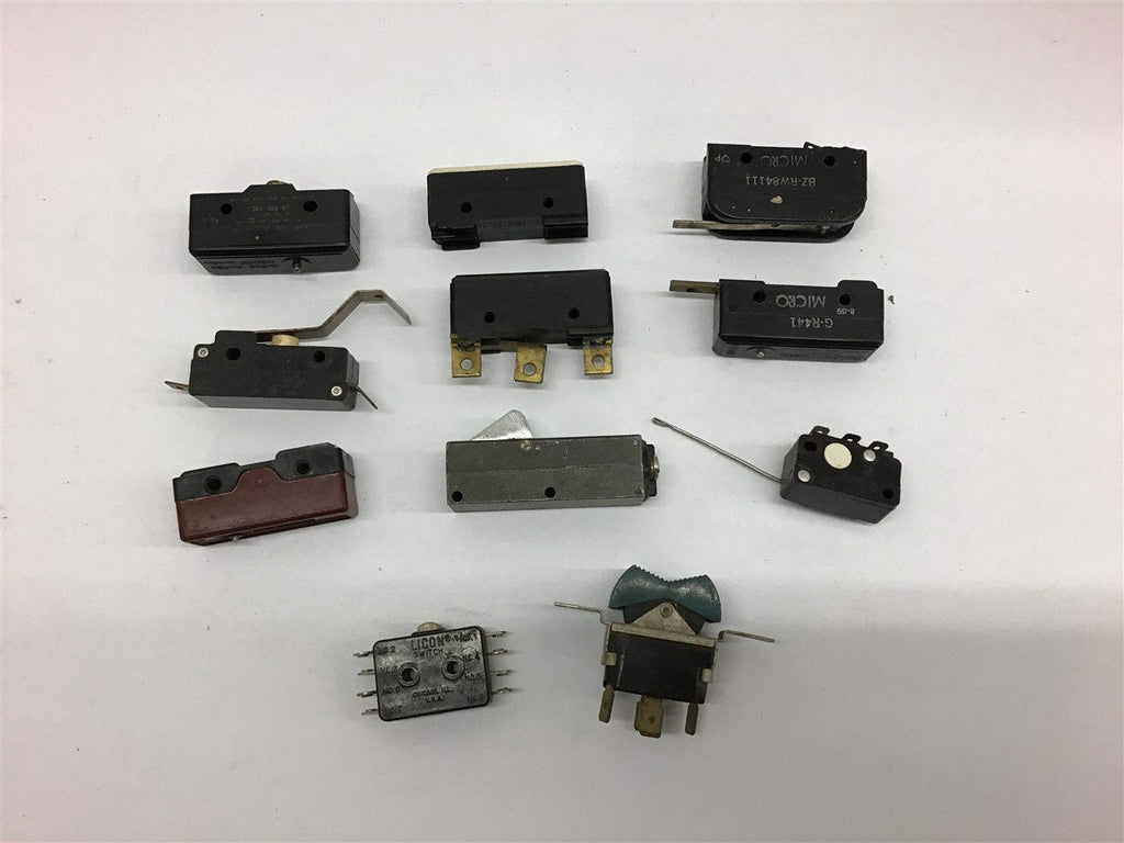 Assorted lot of Switches Toggle, Limit Lot of 11