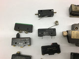 Assorted Lot of Limit Switches and Micro Switches