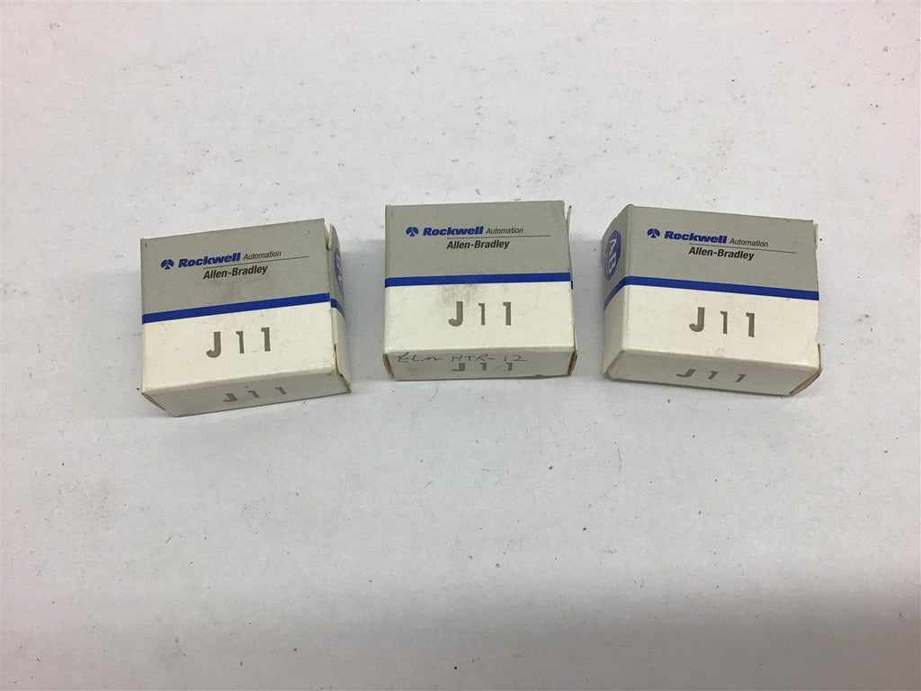 Allen-Bradley J11 Thermal Overload Relay Lot of 3