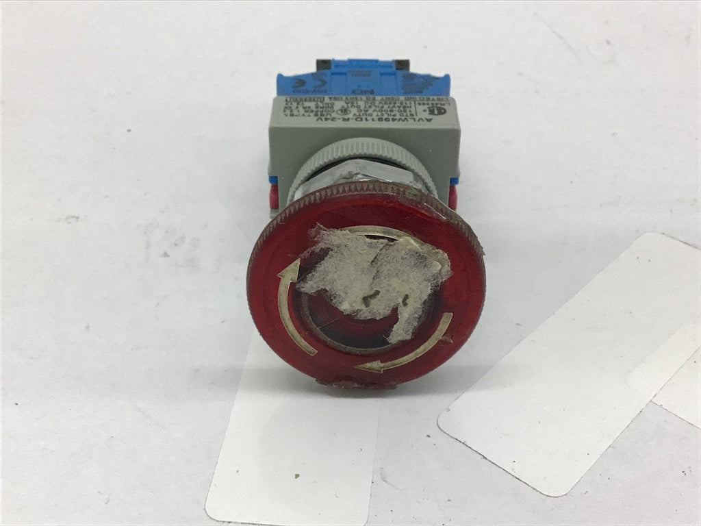 IDEC AVW000 Emergency E-Stop Illuminated 2-Position Pushbutton Switch 2