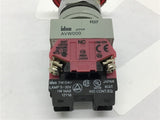 IDEC AVW000 Emergency E-Stop Illuminated 2-Position Pushbutton Switch 2