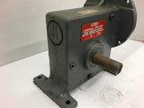 Dayton 2Z153C Gear Reducer 20:1 Ratio 3/4 Input Hp