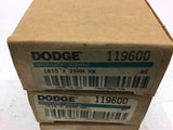 Dodge Tapered Lock Bushing 119600 1610 x 25 MM Lot of 3