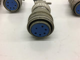 Amphenol 22-15S connector Lot of 4