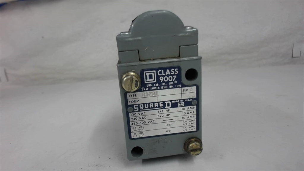 SQUARE D B52B2 SERIES B, LIMIT SWITCH, 120 VAC, 240 VAC/480-600 VACGENERAL