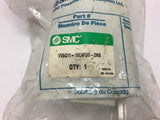 SMC VV5Q11-10C4FU0-DNS manifold w/ 10 30-VQ1201-5 Solenoid Valves 240 Vac