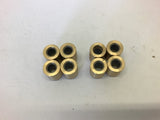 Brass Bushing with Steel Insert Lot of 8