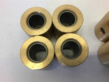 Brass Bushing with Steel Insert Lot of 8