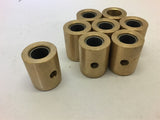 Brass Bushing with Steel Insert Lot of 8