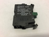 Moeller M22-k10 230 Volts 6 Amp Contact Block Lot of 2