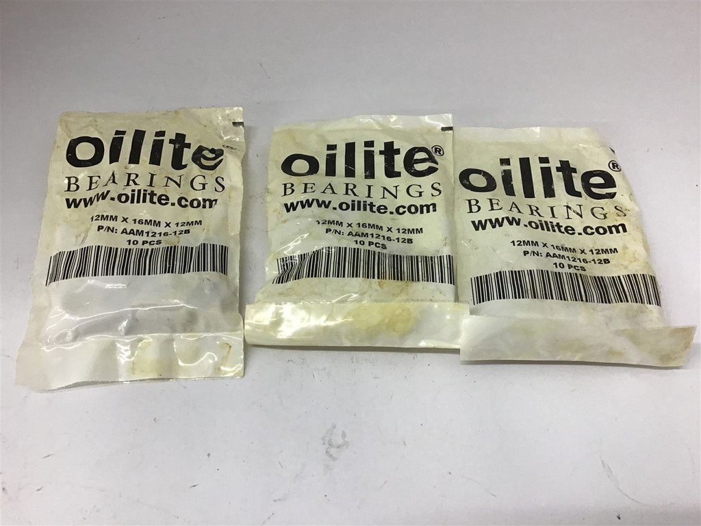 Oilite Bearings 12MMX16MMx 12MM Lot of 30 pcs