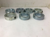 Clamp Collars 2 1/4" Lot Of 7