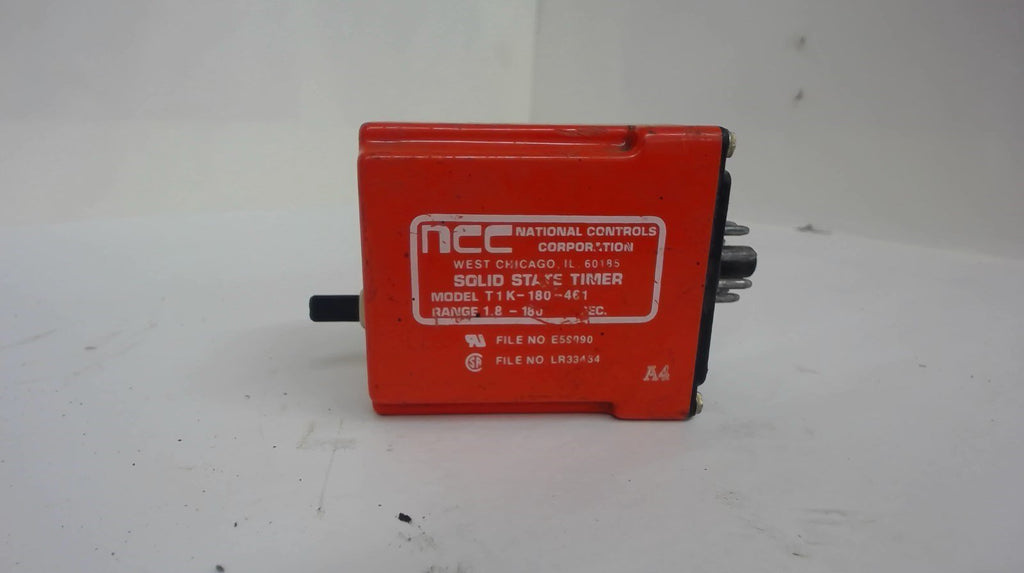 NCC, SOLID STATE TIMER, T1K-180-461, RANGE 1.8-180 SEC