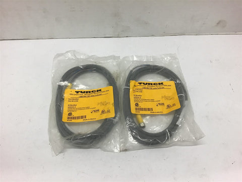 Turck PKG 3M-2/S90 Sensor Cable Lot of 2