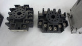 LOT OF 10, TERMINAL BLOCKS, STRIPS, AND RELAY BLOCKS, SEE DESCRIPTION FOR MORE