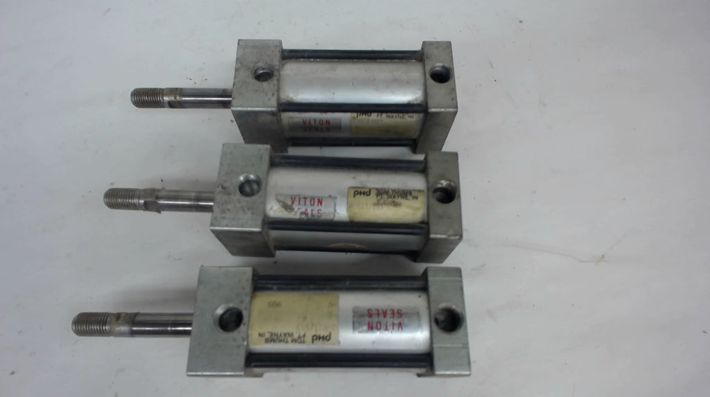 LOT OF 3, PHD TOM THUMB, AVR11/8X1, PNEUMATIC CYLINDER