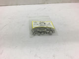 Nylon Lock Nut White W985A4 M5--Lot of 50