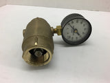 Valve 1" with Gauge 100 PSI