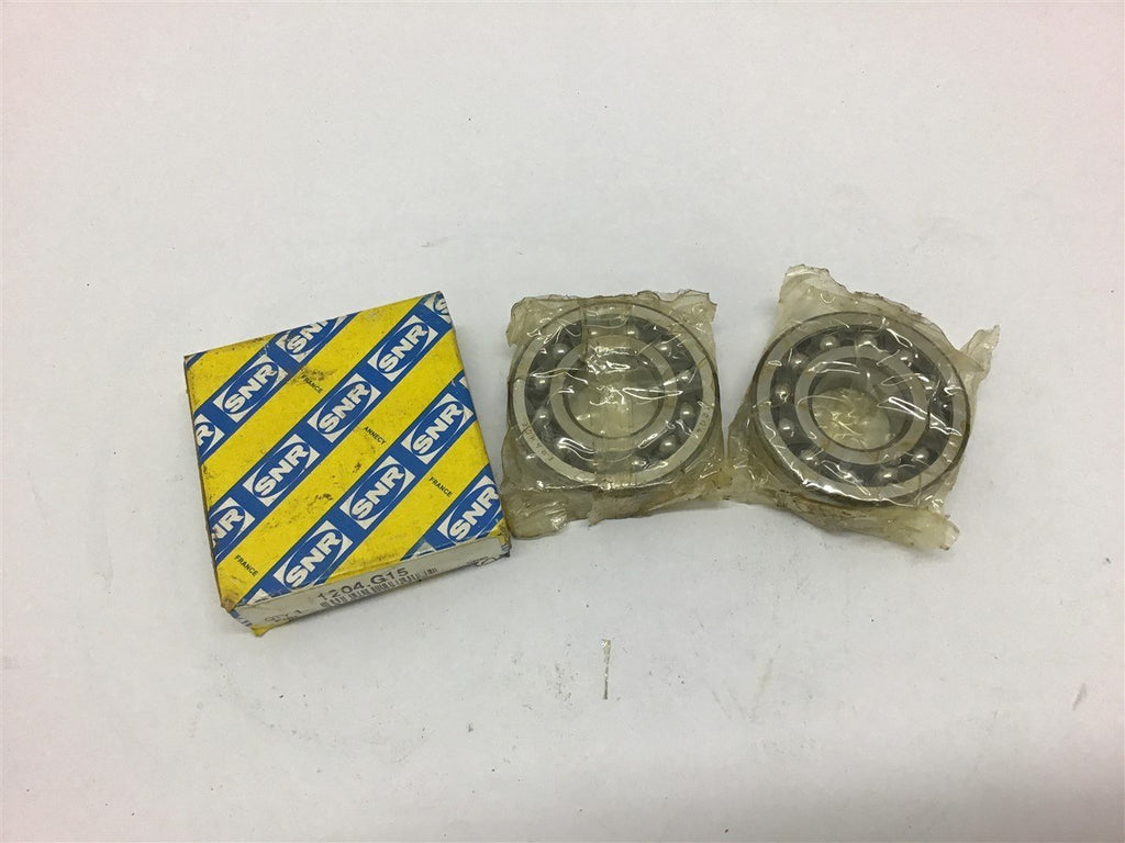 SNR 1204.G15 Bearing Lot of 3