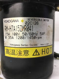 Yokogawa RM-H7A15ZMR041 Reversible Motor w/Mounting Plate 15W 100V 1200/1450RPM