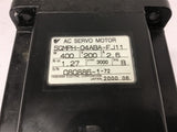 Yaskawa SGMPH-04ABA-FJ11 AC Servo Motor 400W 200V 2.6A 1.27N.m