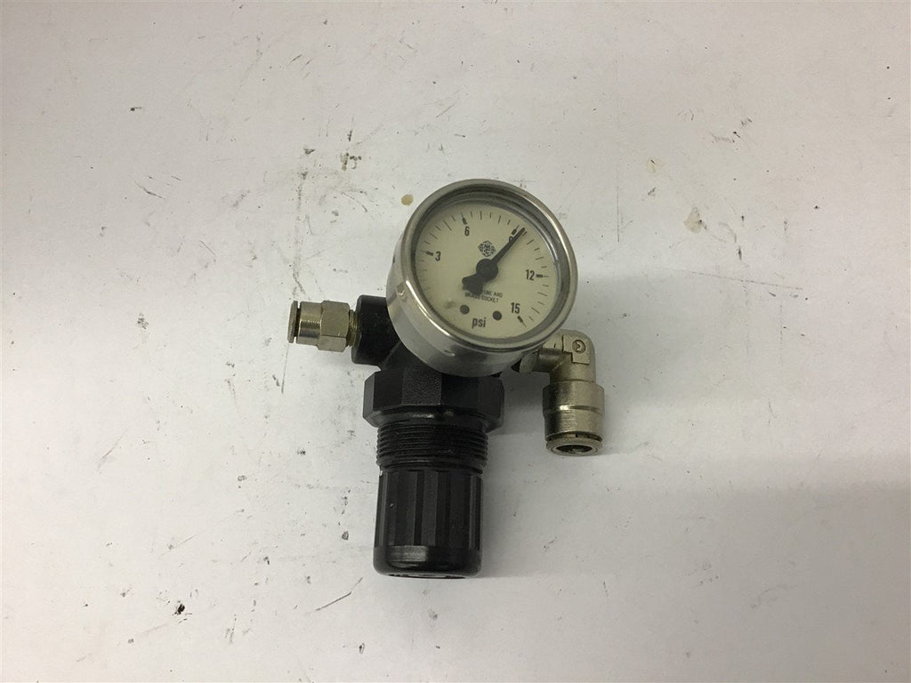 Dixon R07-100R Mini Regulator 300 Psi w/ Gauge