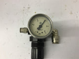 Dixon R07-100R Mini Regulator 300 Psi w/ Gauge