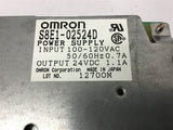 Omron S8E1-02524D Power Supply S8E1-02524D 24 Vdc 1.1A