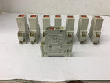 Mitsubishi CP30-BA Circuit Breaker 1 Amp 250 Vac Single Pole Lot Of 8