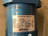 Magnapak 301FM0 DC Motor 90 Volts 2.8 Amps 1/4 HP 1750 Rpm