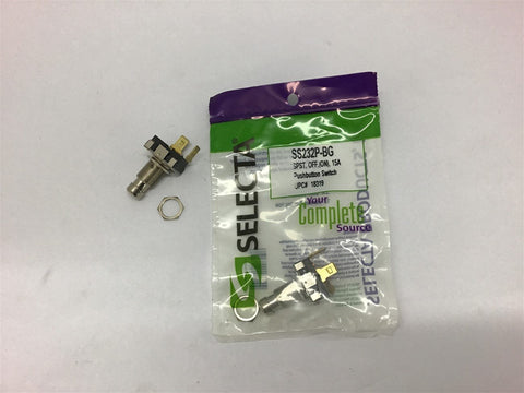 Selecta SS232P-BG Pushbutton Switch Lot of 2