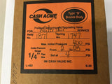 Cash Acme 1871 1747 Pressure Reducing and Regulating Valve 400 PSI 1/4" Pipe