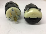 Leviton 2311 Locking Plug 20 Amp 125 Volt Lot Of 2