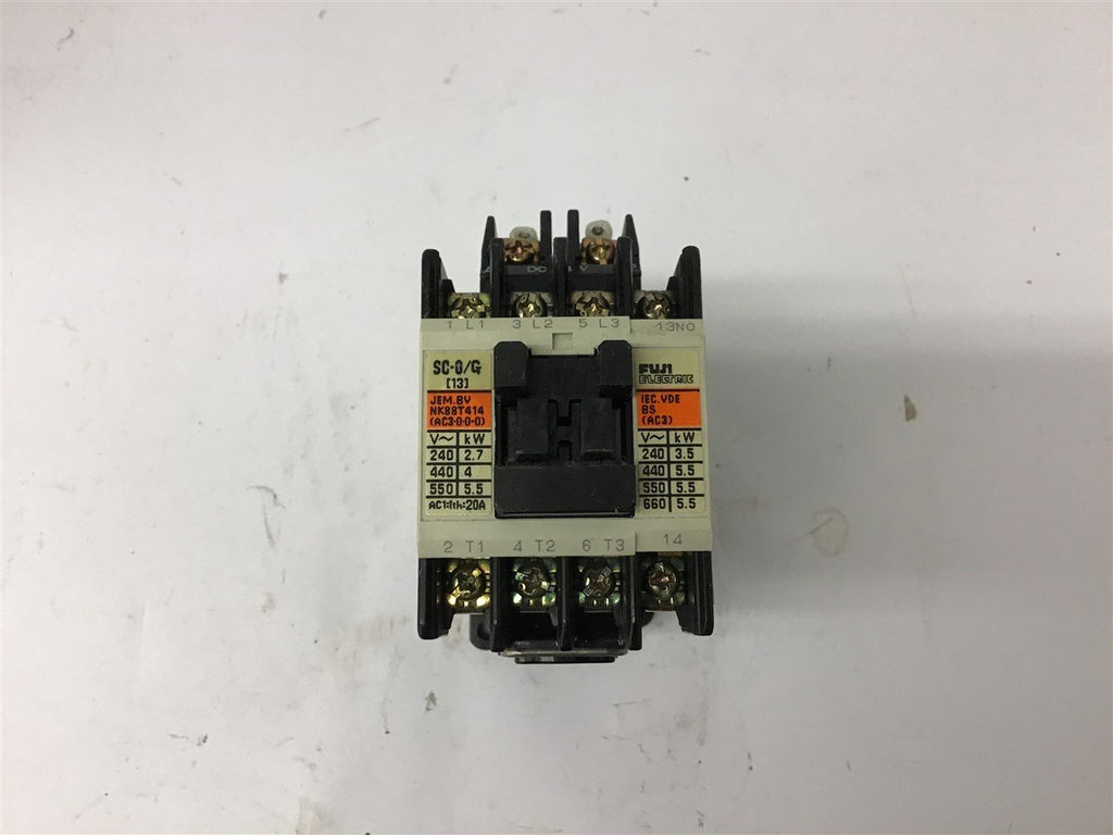 UJI SC-0/G 3 Pole Contactor 480 V @ 5 HP 110 Coil