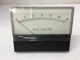 Modutec 41-1559 T45-DVV-024-V/2-U Panel Meter 0-24 DC Volts