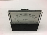 GE 0-300 RPM Panel Meter