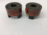 Lovejoy L075 Jaw Coupling 0.625" Keyed Bore Lot Of 2