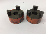 Lovejoy L075 Jaw Coupling 0.625" Keyed Bore Lot Of 2